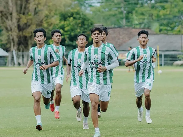 Latihan perdana PSS Sleman di tahun 2025