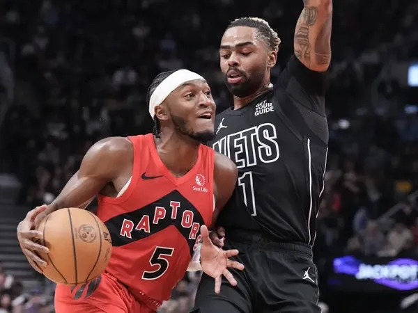 Immanuel Quickley sumringah bisa cetak double-double di laga melawan Nets.