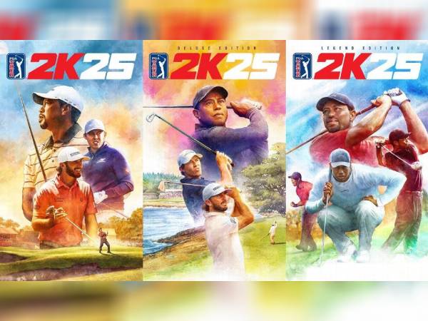 Sampul PGA TOUR 2K25 Tampilkan Tiger Woods, Max Homa, Matt Fitzpatrick