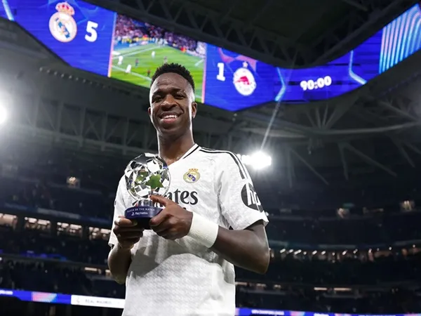 Vinicius Jr Senang Dinobatkan sebagai MVP Usai Libas Salzburg