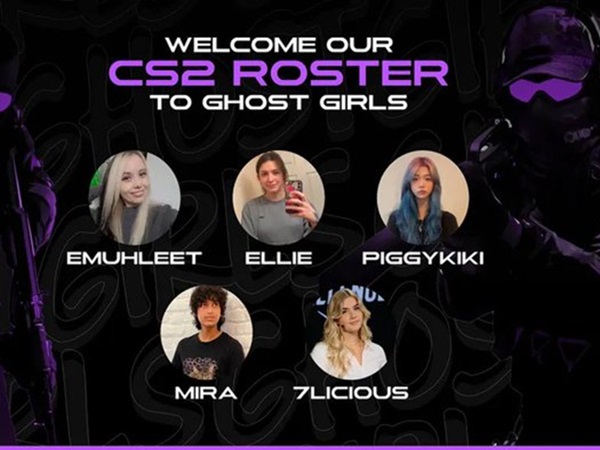 Ghost Gaming Umumkan Skuad Wanita Mereka untuk Counter-Strike
