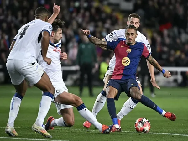 Raphinha Sebut Barcelona Amankan Poin Penting Lawan Atalanta