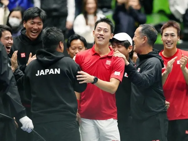 Kontra Inggris, Kei Nishikori Dan Yoshihito Nishioka Selamatkan Jepang Di Davis Cup