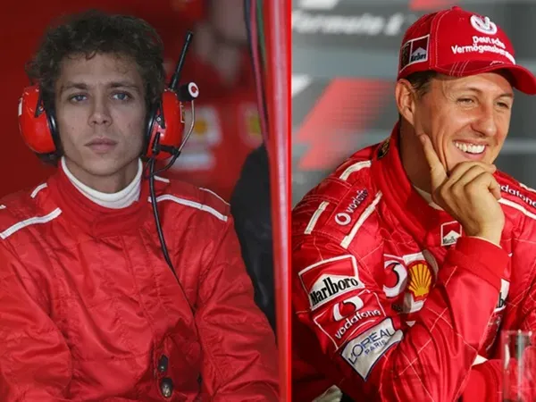 Valentino Rossi Mengenang Momen Bersama Schumacher di Garasi