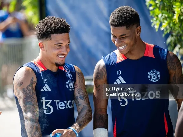 Jadon Sancho dan Marcus Rashford