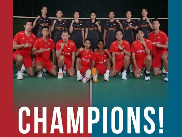Sikat China, Indonesia Kampiun Kejuaraan Beregu Campuran Asia 2025