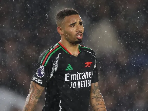 Striker Arsenal, Gabriel Jesus, absen panjang karena cedera ACL