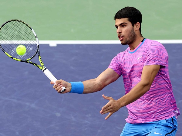 Carlos Alcaraz Awali Usaha Cetak Hat-Trick Di Indian Wells Tanpa Cela