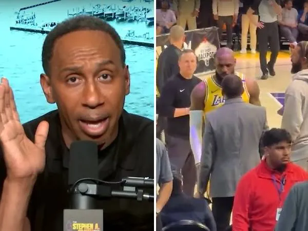Stephen A. Smith merespons konfrontasi publik LeBron dengan dirinya di pertandingan Lakers-Knicks. (Foto: Youtube)