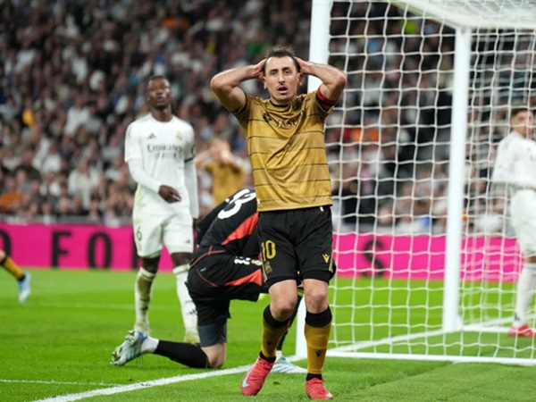 Mikel Oyarzabal Frustasi dengan Kekalahan Tipis Lawan Real Madrid