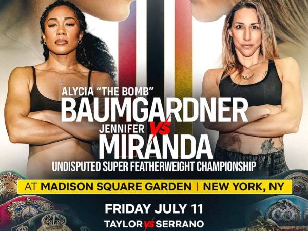 Alycia Baumgardner Hadapi Jennifer Miranda Di Co-Event Taylor-Serrano 3