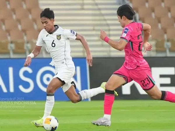 Gelandang timnas Indonesia U-17, Evandra Florasta di laga kontra Korsel