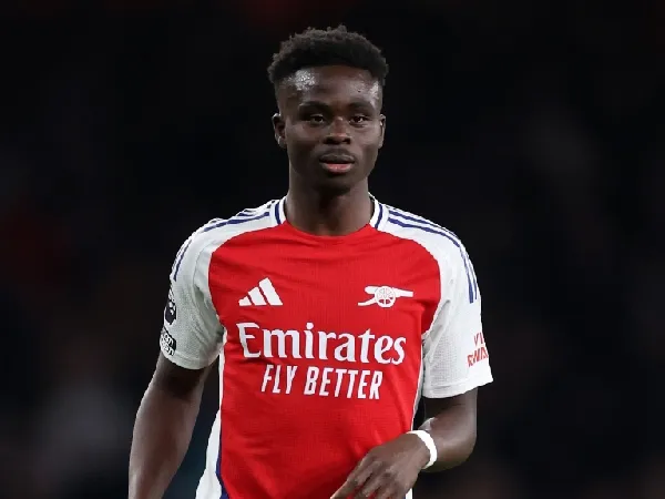 Winger Arsenal, Bukayo Saka, sudah pulih dari cedera