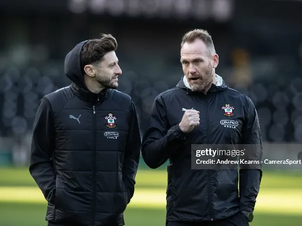 Adam Lallana dan Simon Rusk bekerja sama memimpin Southampton hingga akhir musim