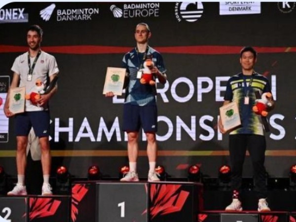 Alex Lanier Kampiun Tunggal Putra Kejuaraan Bulu Tangkis Eropa 2025