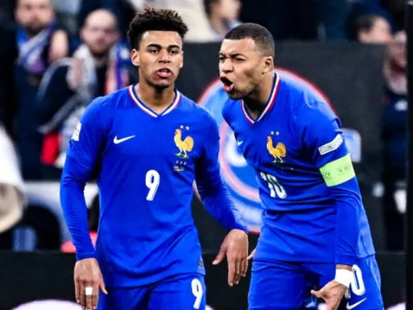 Desire Doue dan Kylian Mbappe