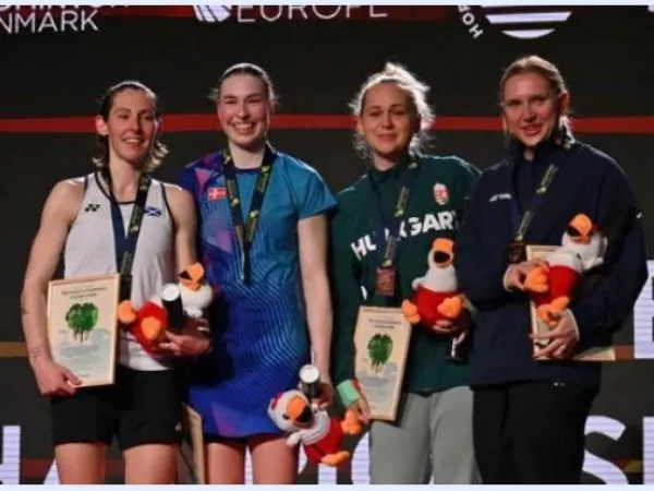 Line Kjaersfeldt Podium Tertinggi Tunggal Putri Kejuaraan Eropa 2025