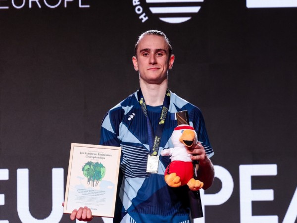 Alex Lanier Lewati Rekor Peter Gade, Atlet Termuda Kampiun Kejuaraan Eropa