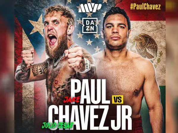 Jake Paul (kiri) dan Julio Cesar Chavez Jr. (Foto: Fight TV)