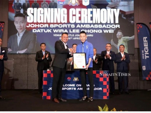 Legenda Malaysia Lee Chong Wei Ditunjuk Jadi Duta Olahraga Johor