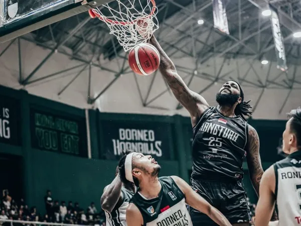 Hangtuah Jakarta Pecundangi Borneo di GOR Laga Tangkas