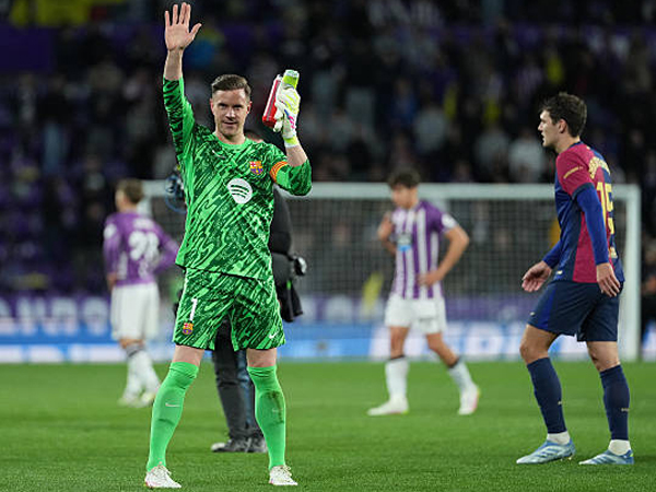 Ter Stegen Kembali Beraksi, Barcelona Tundukkan Real Valladolid 2-1