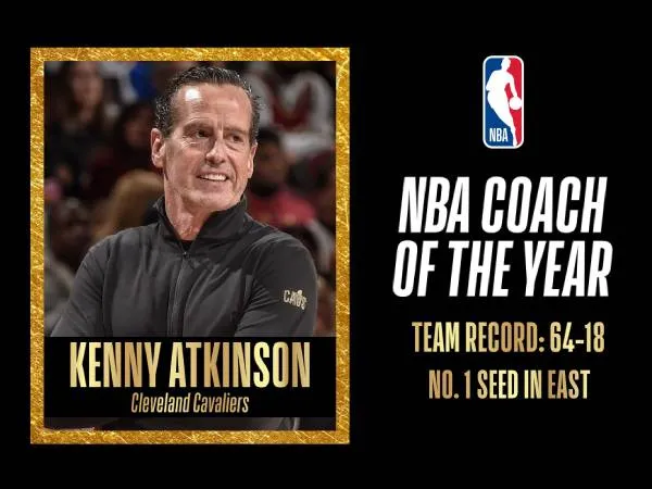 Kenny Atkinson menerima 59 suara di posisi pertama. (Foto: AP)