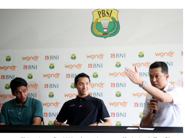 Jonatan Christie dan Chico Wardoyo Tetap Menjadi Bagian Keluarga Besar PBSI