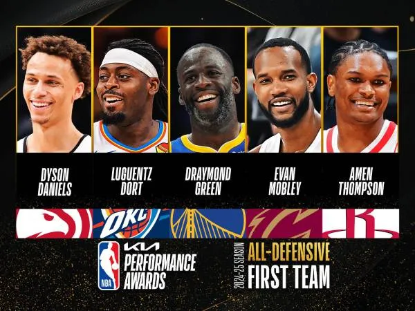 Evan Mobley Pimpin First Team All-Defensive NBA Musim 2024-25