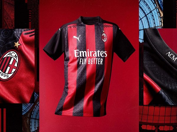 Makna Jersey AC Milan x PUMA 2025-26, Desain Api dan Monokromatik