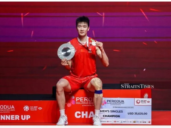 Li Shifeng Kampiun Tunggal Putra Malaysia Masters 2025