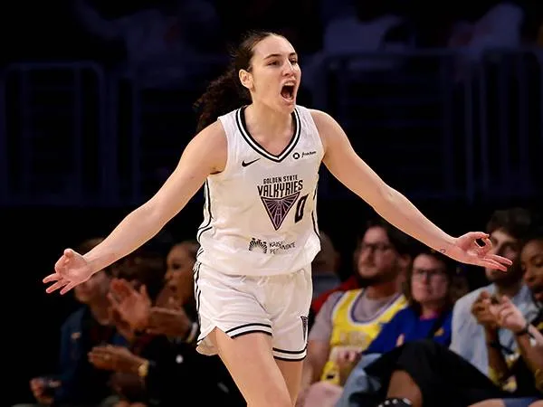 Carla Leite dari Golden State Valkyries. (Foto: AP)