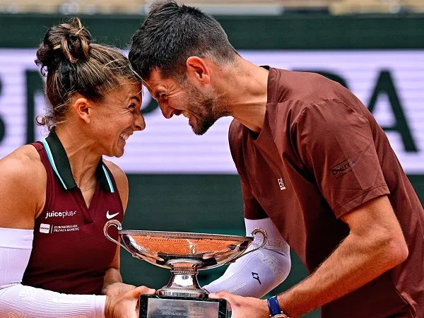 Hasil French Open: Andrea Vavassori Dan Sara Errani Angkat Trofi Kemenangan