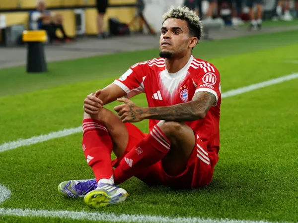 Selebrasi Luis Diaz Usai Jebol Gawang VfB Stuttgart (Sumber: Getty Images)