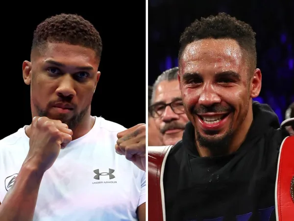 Andre Ward (kanan) dan Anthony Joshua. (Foto: Fight TV)