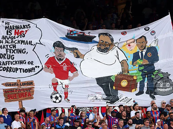 Crystal Palace vs Nottingham Forest via gettyimages