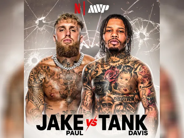 Jake Paul (kiri) dan Gervonta Davis. (Foto: Fight TV)