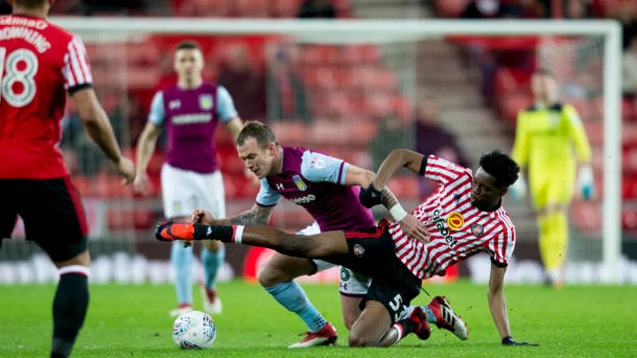 Sunderland vs Aston Villa via gettyimages