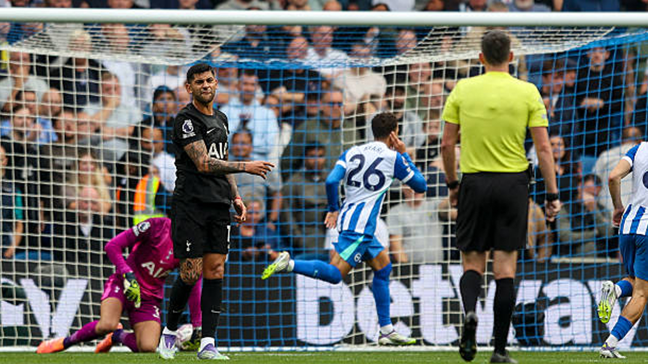 Hasil Pertandingan Premier League: Brighton 2-2 Tottenham