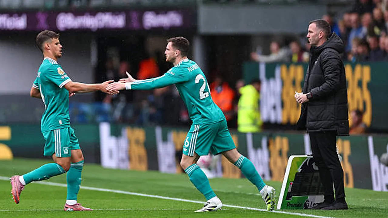 Milos Kerkez and Andy Robertson via gettyimages
