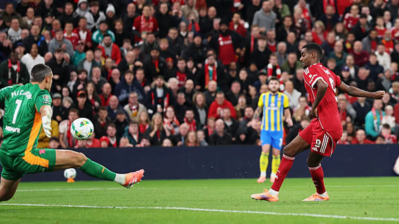 Liverpool vs Southampton via gettyimages