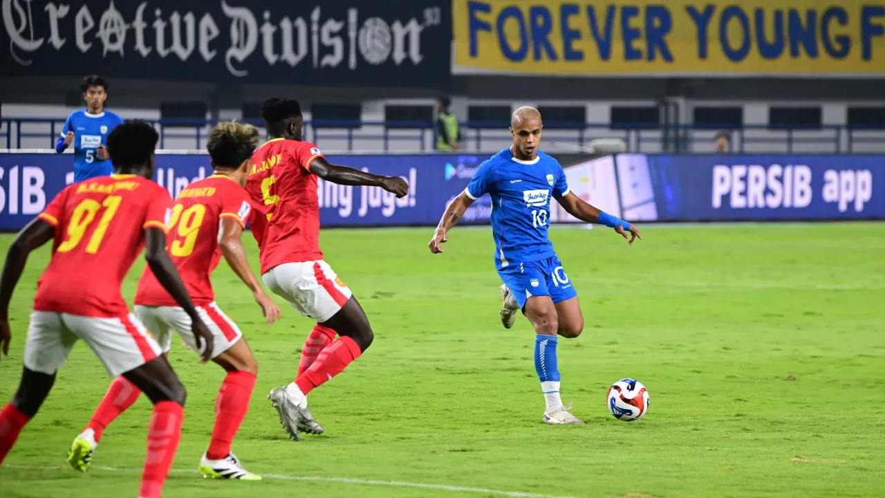 Gelandang Persib, Wiliam Marcilio di laga kontra Manila Digger