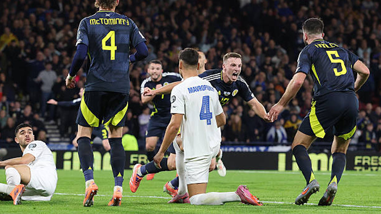 Gol Perdana Lewis Ferguson Bantu Skotlandia Kalahkan Yunani 3-1