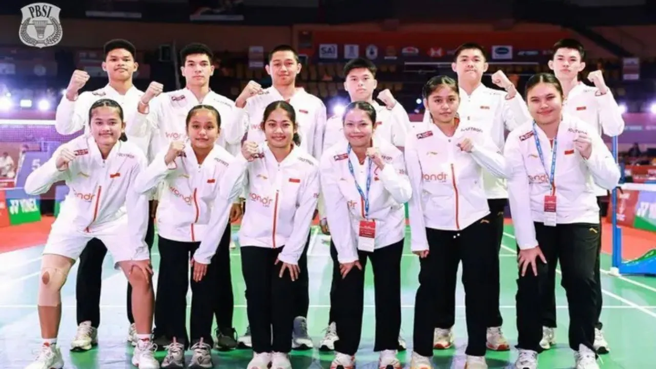 Indonesia Tantang China di Final Beregu Campuran Kejuaraan Dunia Junior