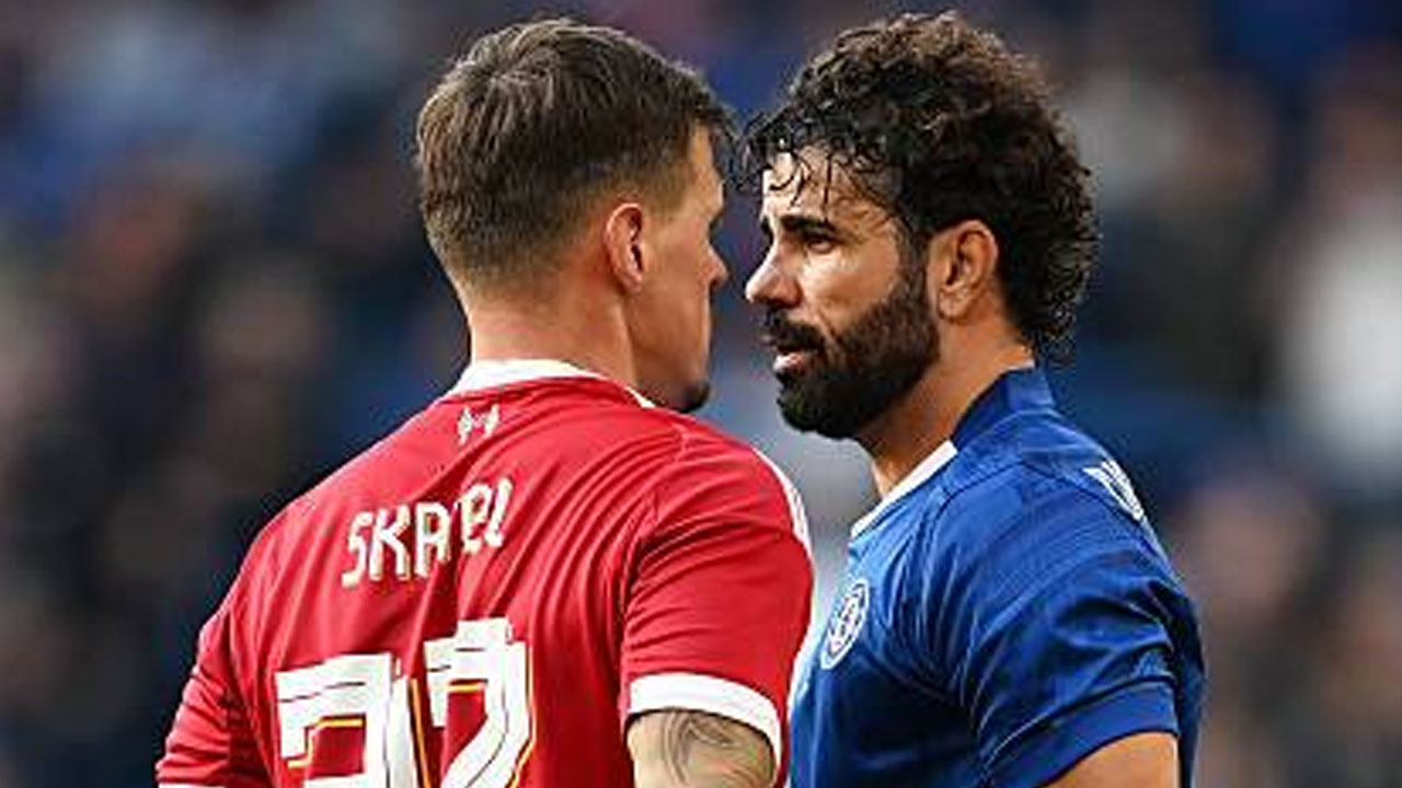 Martin Skrtel dan Diego Costa Kembali Berseteru di Pertandingan Legends
