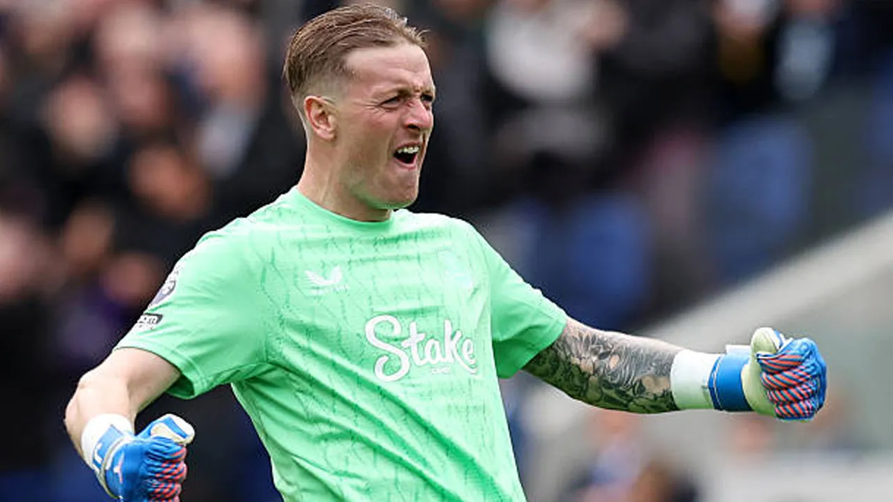Jordan Pickford via gettyimages