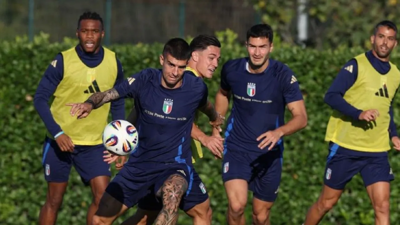 Lawan Israel, Gianluca Mancini Belum Mau Italia Pikirkan Playoff