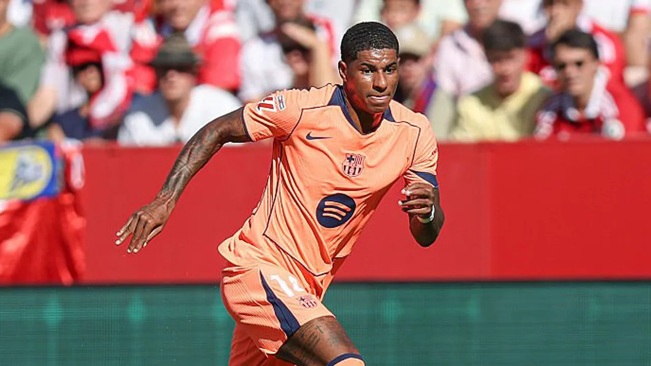 Marcus Rashford. (Foto: Antonio Pozo / PRESSIN / Icon Sport)
