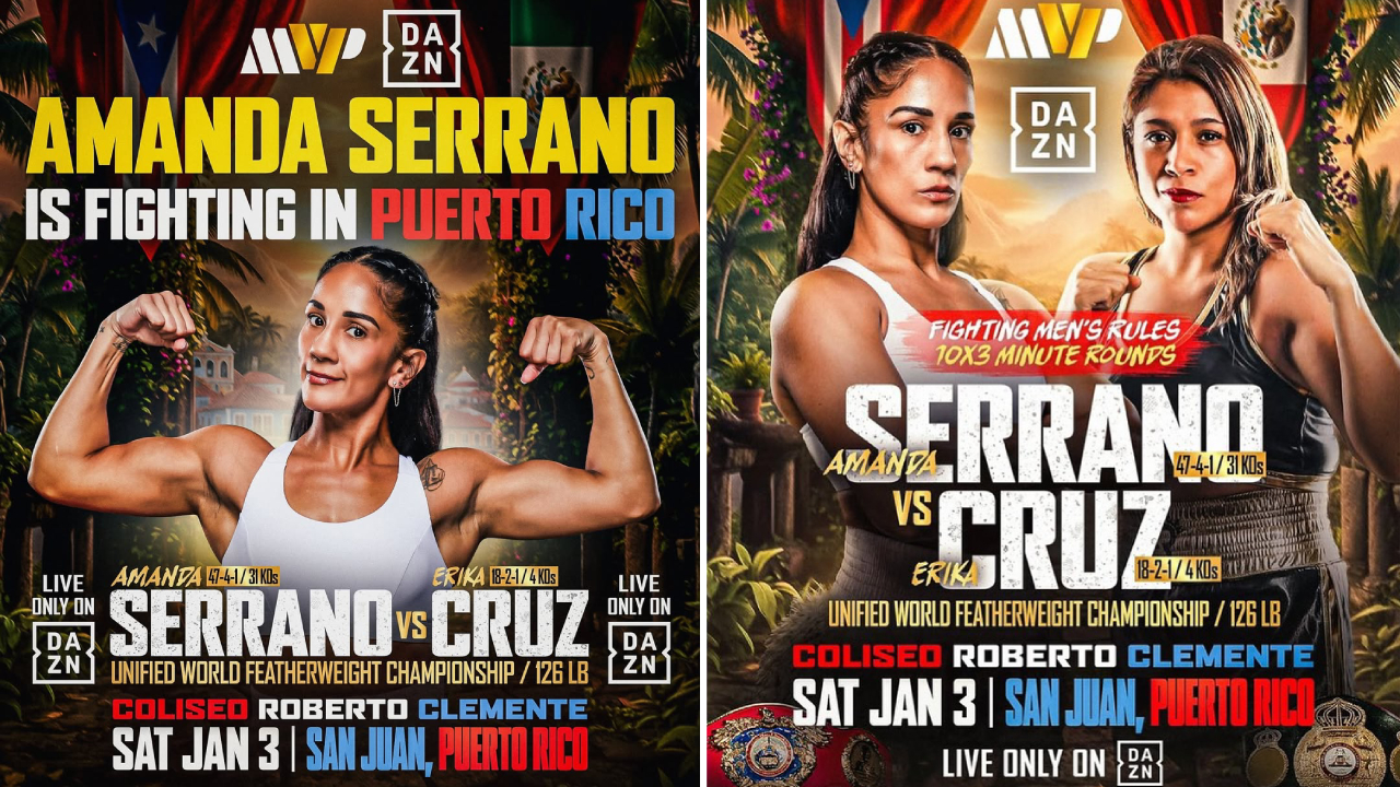 Amanda Serrano Akan Pertahankan Gelarnya Versus Erika Cruz di Puerto Riko