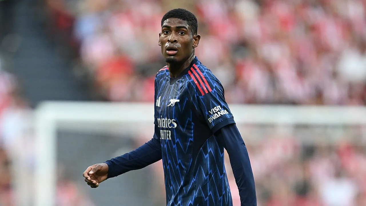 Bek Arsenal, Cristhian Mosquera. (Foto: David Price/Getty Images)